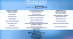 Desktop Screenshot of ams-salesandsupport.com