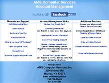 Tablet Screenshot of ams-salesandsupport.com